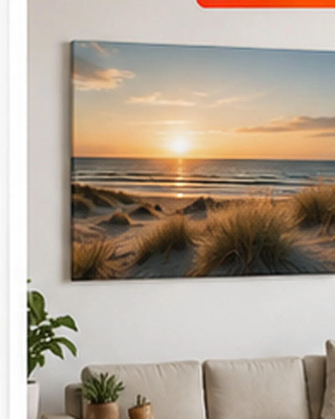 Wandbild im Wohnraum als Beispiel für 30×40 cm